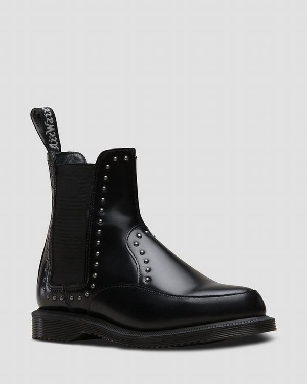 Dr Martens Dámské Kotníkové Boty Aimelya Stud Černé, CZ-692375